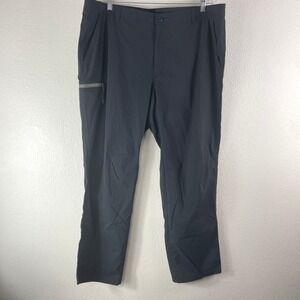 REI Co-op Trailmade Pants Mens 42x30 (actual 40.5x28.5) Black Hiking Outdoor